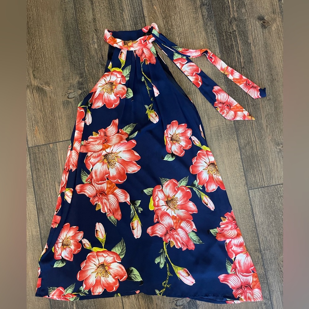 She & Sky Floral Womens Dress, size M